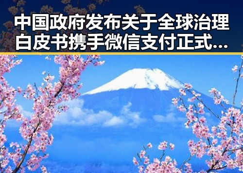 中国政府发布关于全球治理白皮书携手微信支付正式发布AI专属卡实现第一线智能支付