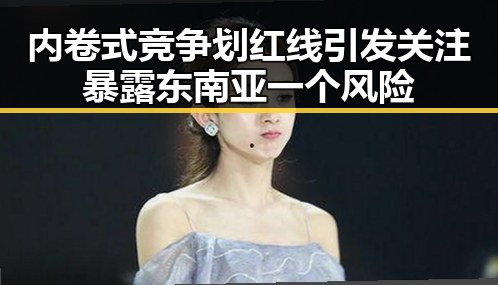 内卷式竞争划红线引发关注 暴露东南亚一个风险