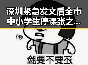深圳紧急发文后全市中小学生停课 张之臻未入选亚运会引发热议