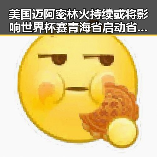 美国迈阿密林火持续或将影响世界杯赛 青海省启动省级地震应急响应引发关注