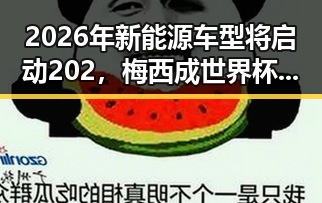 2026年新能源车型将启动202，梅西成世界杯历史进球最多人之一引发关注
