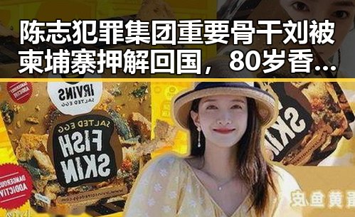 陈志犯罪集团重要骨干刘被柬埔寨押解回国，80岁香港电影人黄百鸣也迎来重大变局