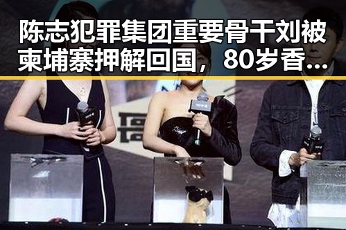 陈志犯罪集团重要骨干刘被柬埔寨押解回国,80岁香港电影人黄百鸣也迎来重大变局