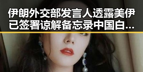 伊朗外交部发言人透露美伊已签署谅解备忘录 中国白皮书关注全球治理新动向