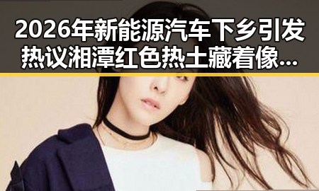 2026年新能源汽车下乡引发热议 湘潭红色热土藏着像追剧一样看懂大师的秘密