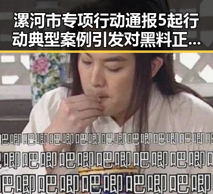 漯河市专项行动通报5起行动典型案例引发对黑料正能量的讨论