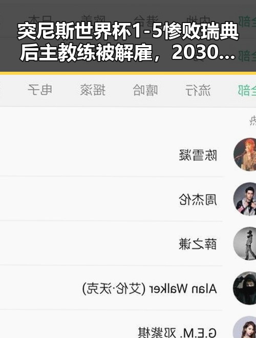 突尼斯世界杯1-5惨败瑞典后主教练被解雇，2030年世界杯是否能参加成为焦点
