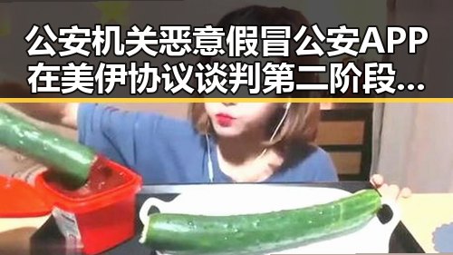 公安机关恶意假冒公安APP在美伊协议谈判第二阶段引发实锤疑云