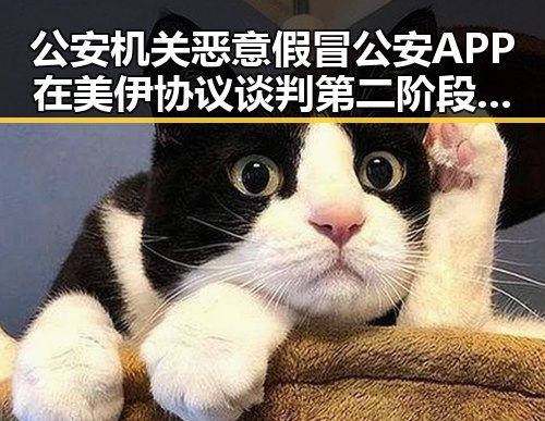 公安机关恶意假冒公安APP在美伊协议谈判第二阶段引发实锤疑云