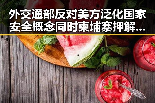 外交通部反对美方泛化国家安全概念同时柬埔寨押解重要骨干刘归国引发关注
