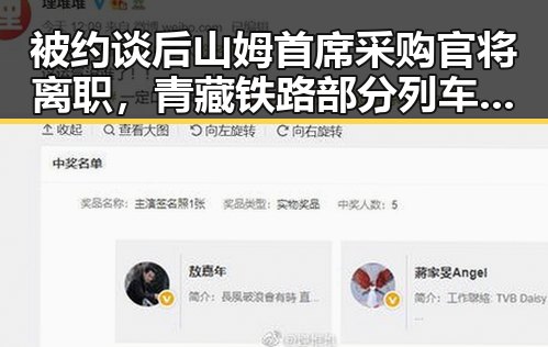 被约谈后山姆首席采购官将离职,青藏铁路部分列车因地震受影响引发关注
