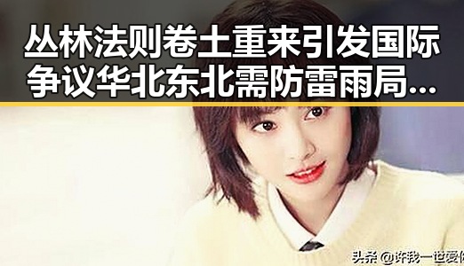 丛林法则卷土重来引发国际争议 华北东北需防雷雨局势加剧