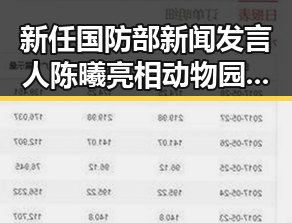 新任国防部新闻发言人陈曦亮相动物园年薪十万元招人扮黑熊引发吃瓜热议