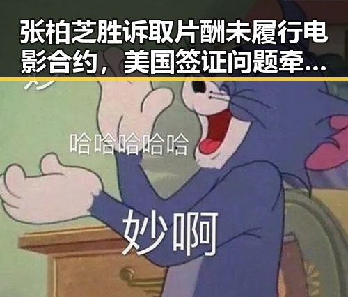 张柏芝胜诉取片酬未履行电影合约，美国签证问题牵动伊朗国足用签证难题