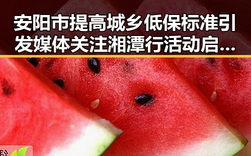 安阳市提高城乡低保标准引发媒体关注 湘潭行活动启示影响力媒体总编辑以正能量引导黑料
