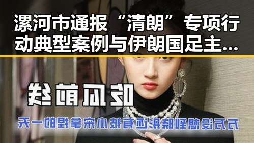 漯河市通报“清朗”专项行动典型案例与伊朗国足主教练突被勒令离开美国事件交织引发关注