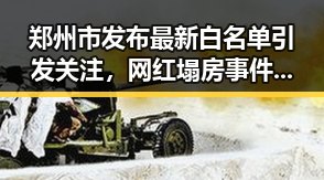 郑州市发布最新白名单引发关注，网红塌房事件折射出警方双视角解读的心理学奥秘