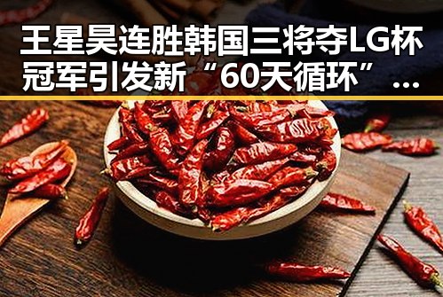 王星昊连胜韩国三将夺LG杯冠军引发新“60天循环”疑云