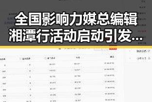全国影响力媒总编辑湘潭行活动启动 引发气候变暖可能让蚊子更“疯狂”的关注热潮